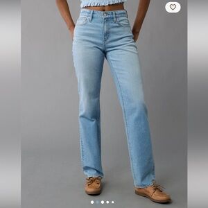 American Eagle Outfitters | Stretch Super High-Waisted Straight Jean